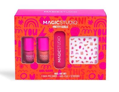 Zestaw Lakierów Do Stylizacji Paznokci Dla Dziewczynki Magic Studio 2x4 Ml