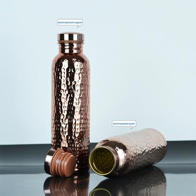 TikTok Viral Summer Water Bottle for Women Single Layer Electroplated Cold Cup Sports Cycling