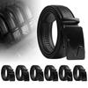 Fashion Waistband High-Quality PU Leather Belt Male Strap Ratchet Automatic Buckle Belts