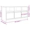 TV Cabinet, White, 102X37.5X52.5 Cm, Wood-Based Material
