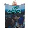Garrett & Hannah Flannel Blankets Winter Off Campus Super Warm Bedding Throws for Girls Boys Outdoor Bedspread Sofa Bed Cover