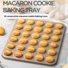 Effizientes Antihaft-Macaron-Blech Professionelle Macaron-Keksformen mit 30 Mulden Tragbare Backformen für einfaches Backen