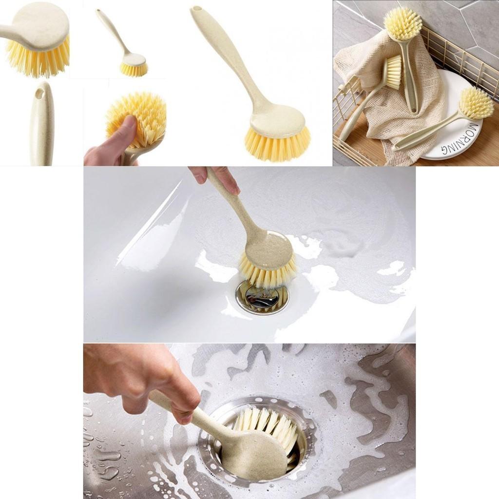 Durable And Eco-friendly Long Handle Cleaning Brush Ideal For Household Kitchen Tasks