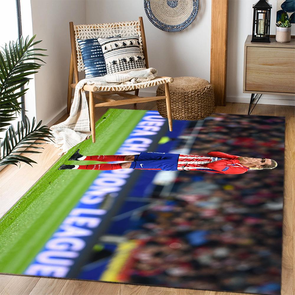 Atletico Madrid Player Carpet Suitable for Decorate room Dining Room Dormitory Game Room Antislip Carpet Office home decor