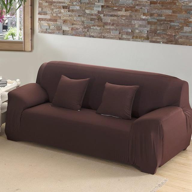 Elastic Solid Color Sofa Covers for Living Room Sofa Cover Corner Couch Cover Slipcover Armchair Protector 1 /2 /3 /4 Seater