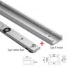 2pcs/1Set Aluminium 30 - Type Woodworking T - Track Slider Kit for Table Saw Router Limit  T-Bar T-Slot T-Slider