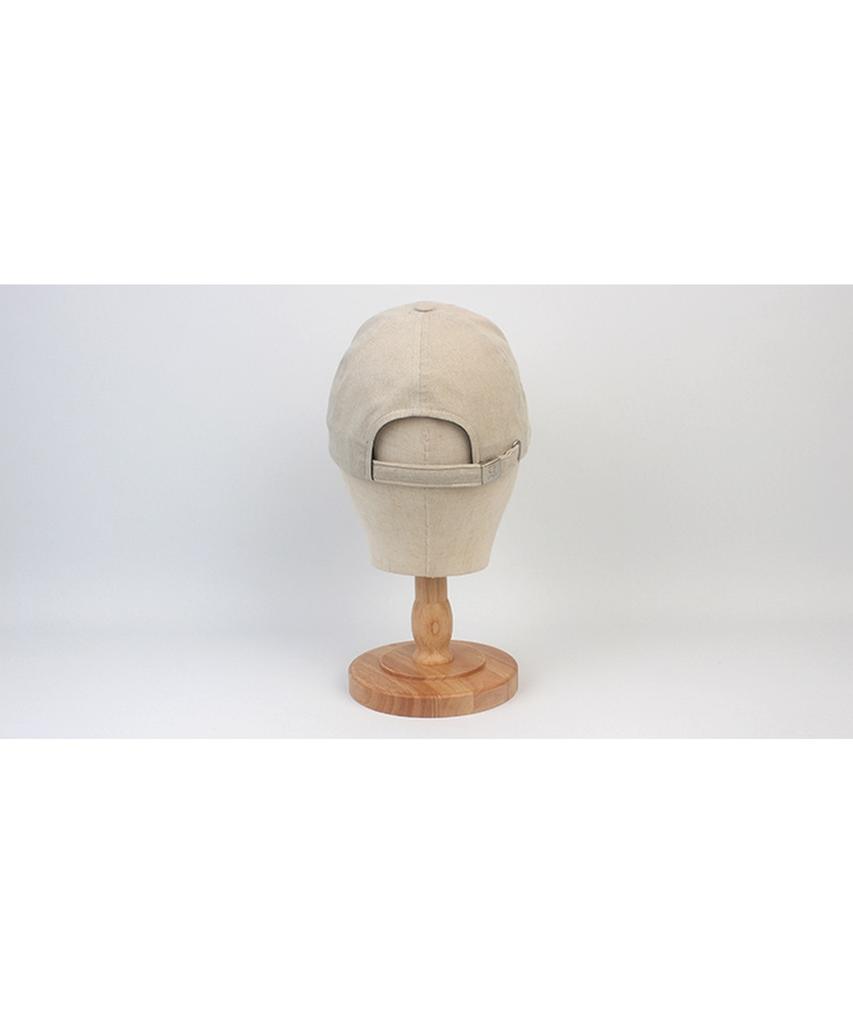 Yunibeosyeolkemiseuteuli Big Logo Washing Beige Ballcap