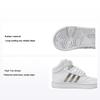 Hoops Mid 3.0 Ac Synthetic Leather Durable High-Top Sneakers Baby Sneakers White HP2660