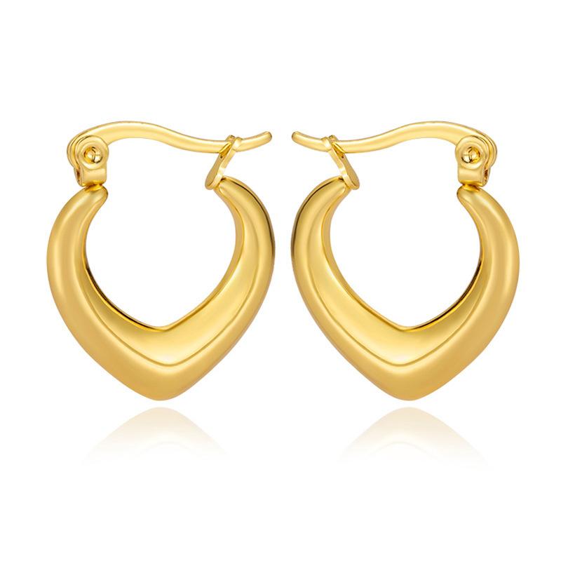 

Night Club Style Women S Earrings, Simple Style Stainless Steel Earrings