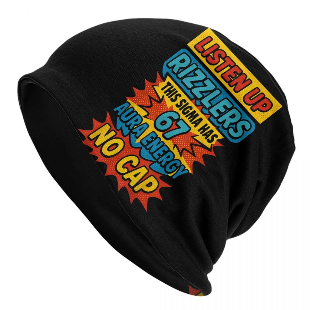 Bruh Los Six Seven Funny Brainrot Cap Vintage Adult Outdoor Skullies Beanies Hat Spring Warm Dualuse Bonnet Hats