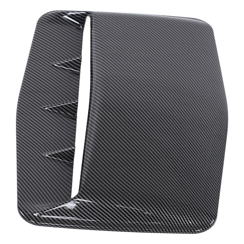 Auto Motorhaube Lufthutze ABS Luftauslass Dekorative Abdeckung mit Klebeband für Automobilmodifikation Kohlefaser