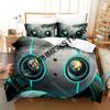3D Print Wild Robot Graphic Bedding Set Single Twin Full Queen King Size Bed Set Adult Kid Bedroom Duvetcover Set Anime Bed