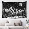 Wildflowers Vertical Wall Hanging, Illustrative Reference Chart Tapestry With Word, Beige White Vintage Tarot Flag Straight