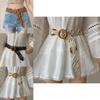 Inspired Trendy Bohemian Woven Waist Belt For Women Ideal For Summer Fashion