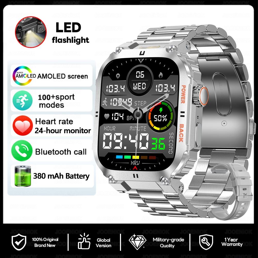 New Deeply Water Resistant SmartWatch Men Heart Rate Sleep Monitoring Reminder feature 100+ Sports Modes Smart Watch Men