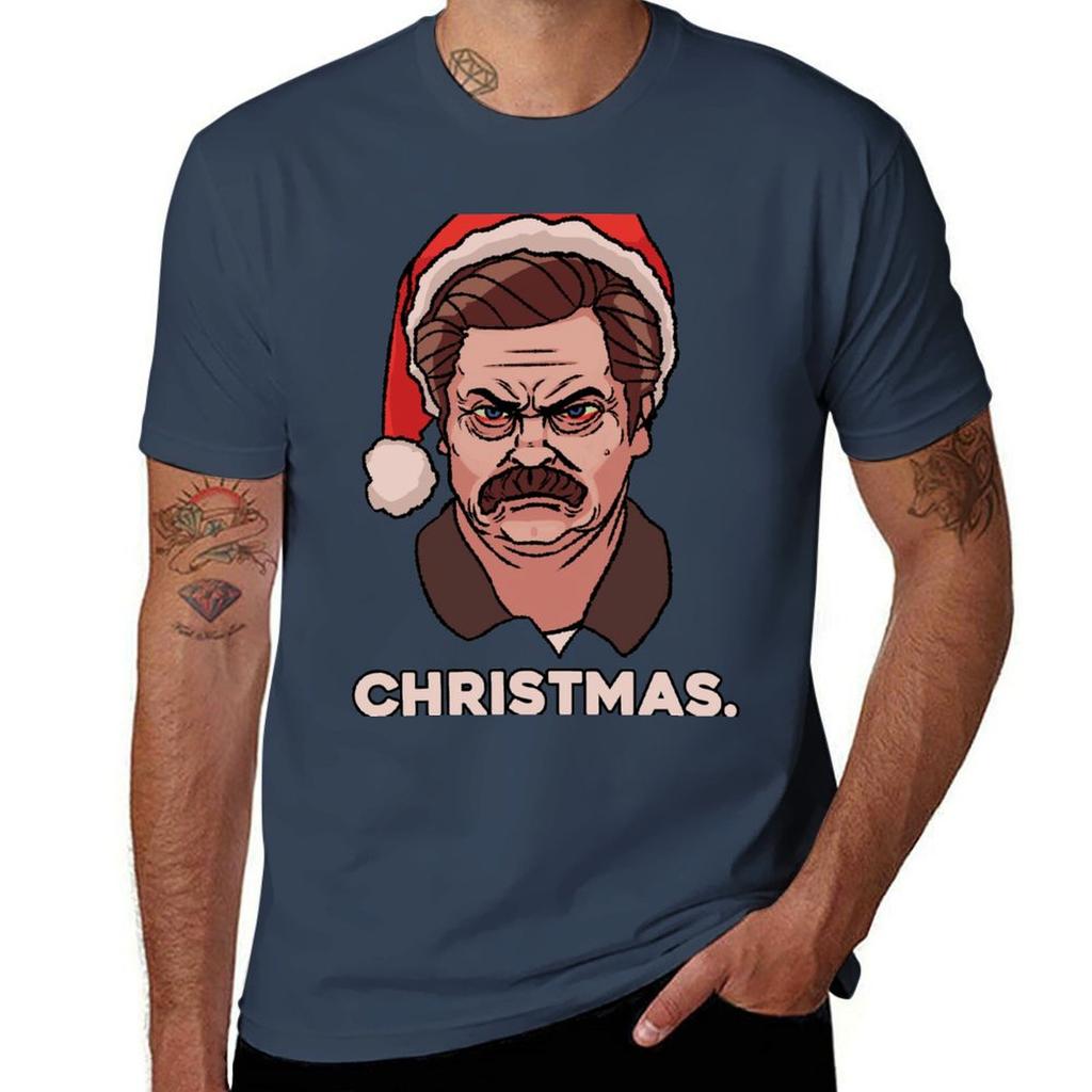 Ron Swanson Christmas Tshirt Work Outdoor For Unisex Tshirt