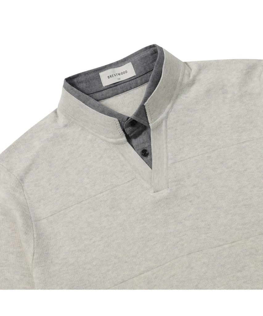 BRENTWOOD [Innova] Washable Shirt Layered Sweater Brwax25151Ivx