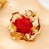 A Women's Brooch, Golden Yellow and Red Flowers, able Brooch for Parties, Suitable for Daily Wear and Vacation Wear
