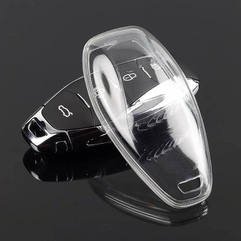 Transparent Car Key Fob Cover TPU Protector Case for Hongqi FAW H6 Hq9 Eqm5 HS5 H5 H9 HS7 H7 L5 HS3 L9 E-HS9