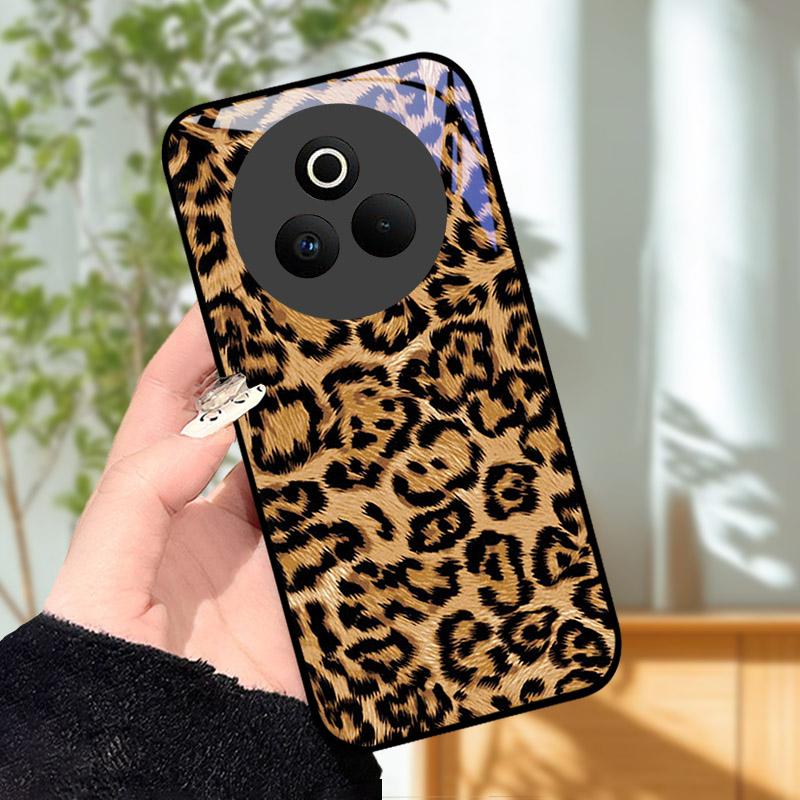Tempered Glass Phone Case For OPPO Realme P3 Pro 5G Funda Shockproof Hard PC Shell Back Cover For Realme P3Pro RMX5032 Coque