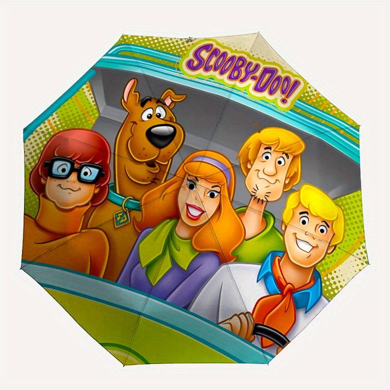 

1pc Scooby-Doo Automatic Umbrella - 8-Rib Foldable Design, Outdoor Adventures, and Family Celebrations, Durable Canopy Material yy250823101