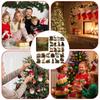 Christmas Countdown Calendar 2D Acrylic Ornament 24 Days National Park Animal Christmas Ornaments for Wall Seasonal Display