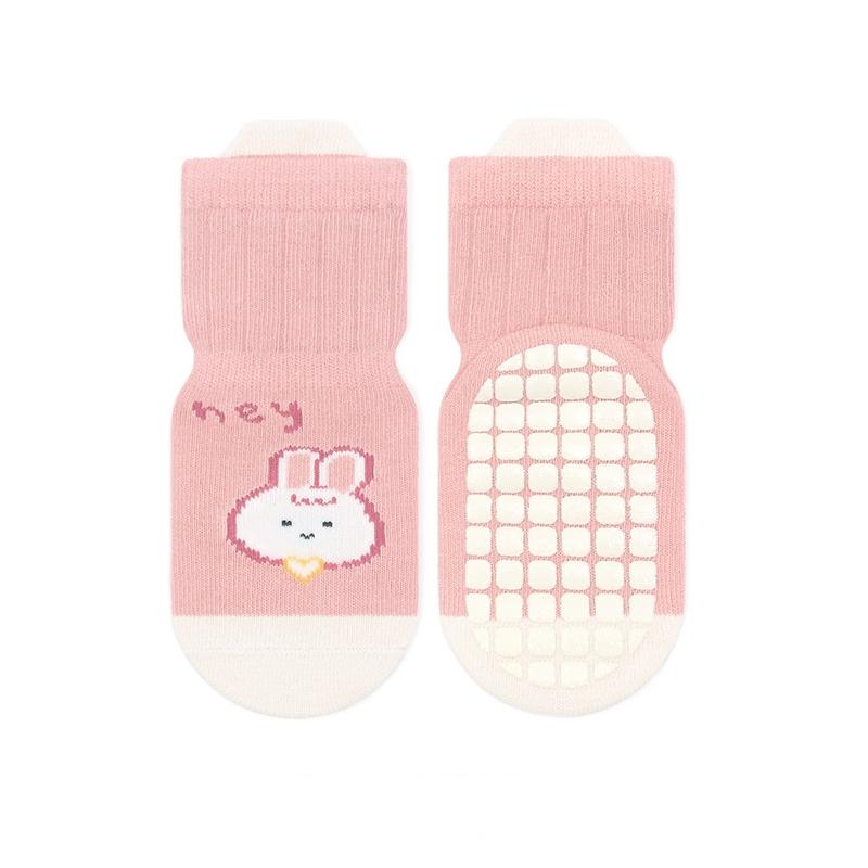 

Весна Осень Детские Детские Противоскользящие Длинные Носки Мультяшные Мягкие Детские Малышовые Домашние Носки для Батута Мальчики Девочки Школьные Спортивные Носки L розовый