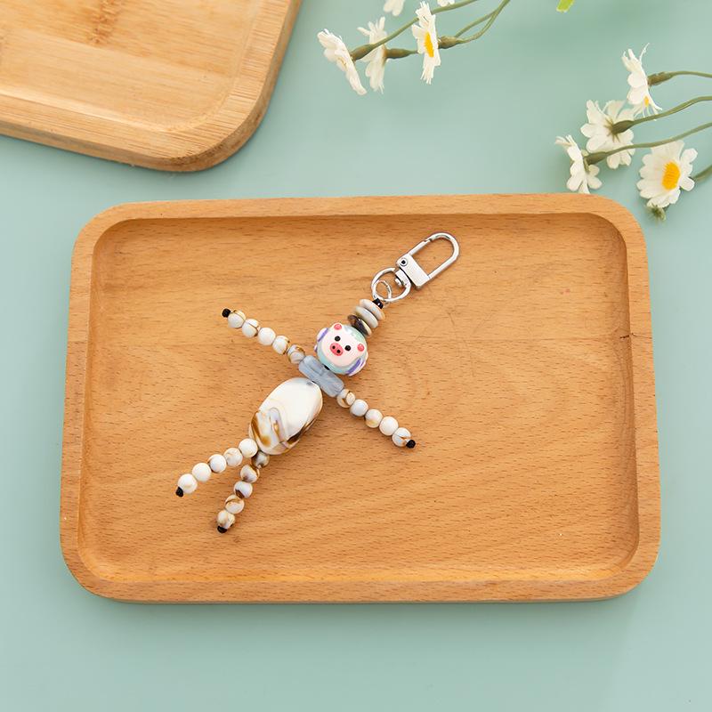 Quirky Cute Beaded Phone Lanyard & Keyring Charm Gift