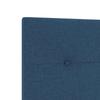 Box Spring Bed with Mattress and Headboard Blue 100 x 200 cm Fabric