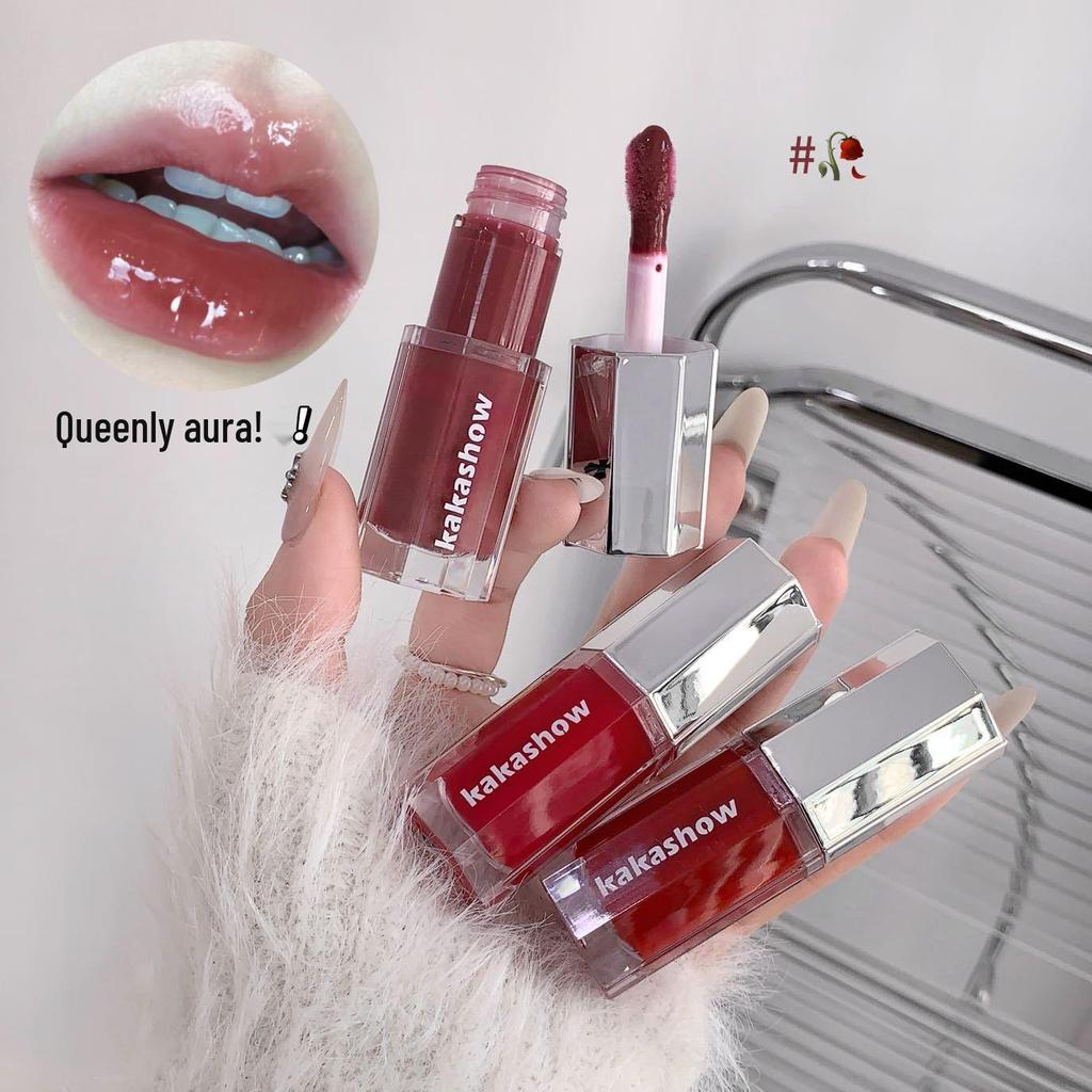 Kakashow Clear Mirror Lip Glaze: Glossy, Fair-Enhancing, Long-Lasting, Affordable Lip Gloss for a Natural Look.