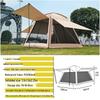 Four Seasons Rainproof Camping Tent: Mesh Anti-Mosquito Sunshade for Outdoor and Beach Use