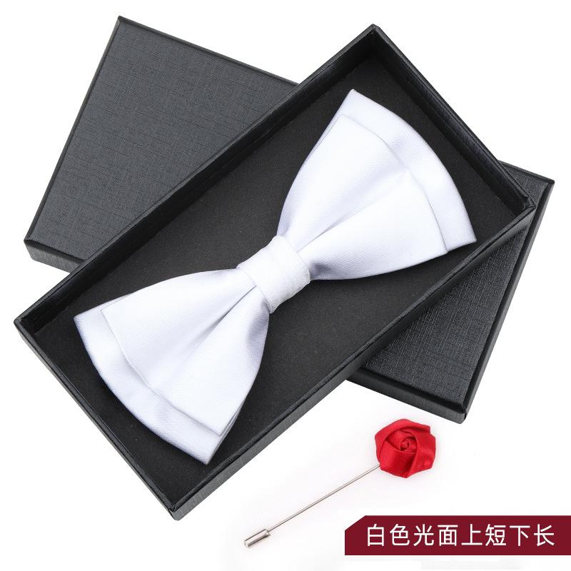 Bow Tie Men'S Wedding Groom Best Man Red Suit Shirt British Brothers Korean Bow Women'S Gift Box