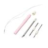 Punch Needle 5mm 3.5mm 2mm Adjustable Comfortable Grip Embroidery Pen Needle for DIY Craft