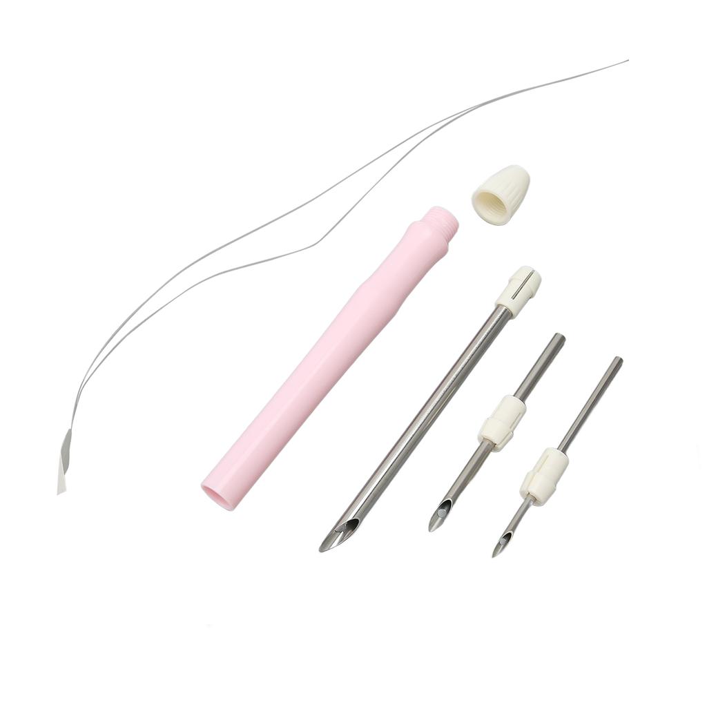 Punch Needle 5mm 3.5mm 2mm Adjustable Comfortable Grip Embroidery Pen Needle for DIY Craft