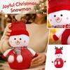 Christmas Foam Snowman Figurine, Medium Size, Festive Holiday Tabletop Decoration