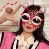 Frog Eye Funny Eye Glasses Tentacle Frog Eye Eyewear Cute Alien Sunglasses  Party