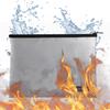 Fireproof Waterproof Document Storage Box Bag 3 Tier Fire Resistant Safe Portable Travel Storage Bag For Money Jewelry Passport