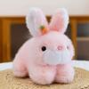 Fluffy Big Ear Rabbit Plush Toy Interactive Stuffed Animals Rabbit Toy  Birthday Parties