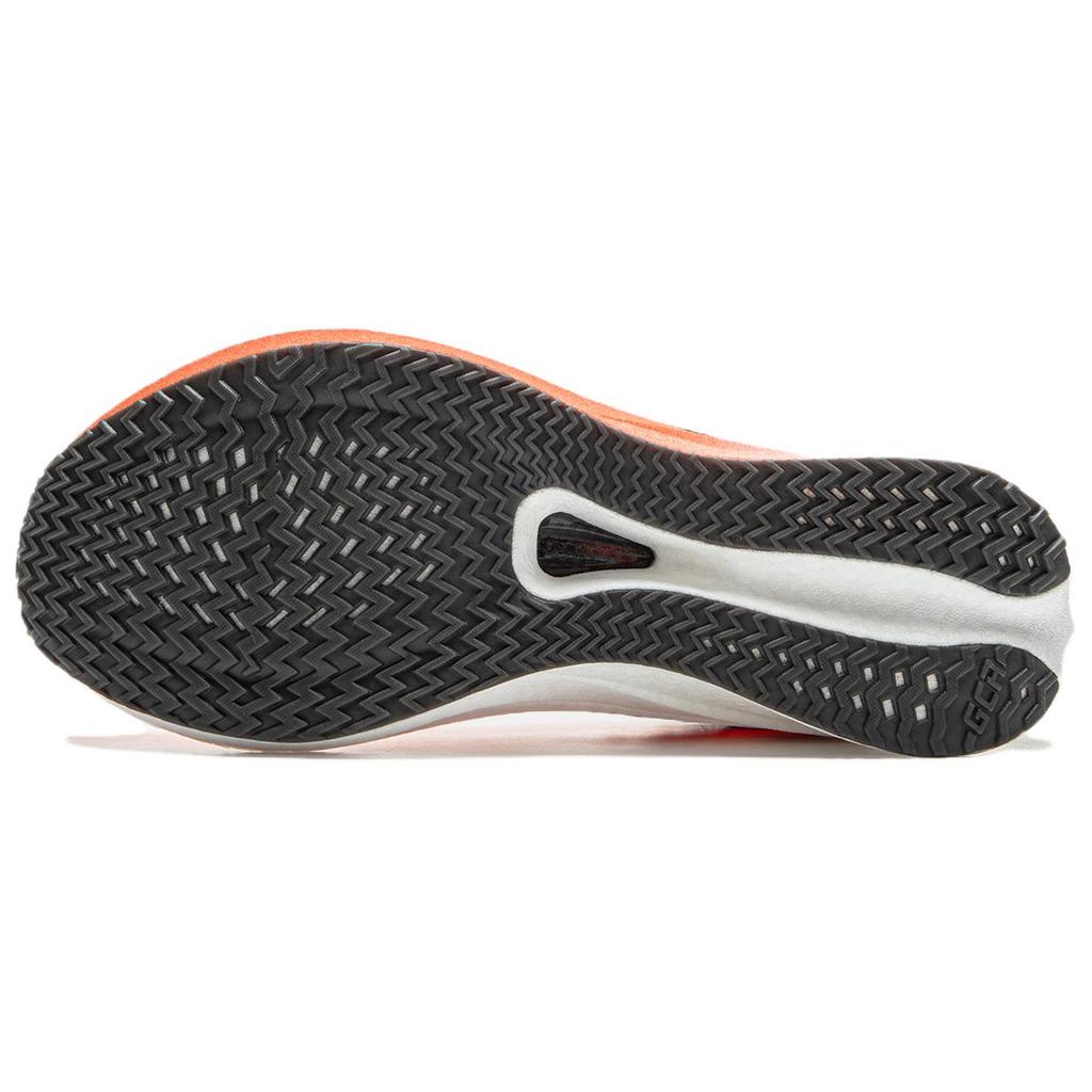 New LINING Feidian 4 Challenger Running Shoes Women's Low top Neon Fruit Red/Fluorescent Bright Orange ARMU006-19