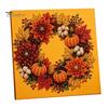 Funkelnde Herbstornamente Kürbis Kunst-Kit mit Kunstperlen, Herbstkranz Malerei Ernte Handgemachtes Bastelgeschenk 3D Perlen-Kit für Erwachsene Anfänger, Zuhause