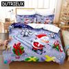 New Merry Christmas 3D Printed Bedding Set Duvet Covers Pillowcases Comforter Bedding Set Bedclothes Bed Linen 21