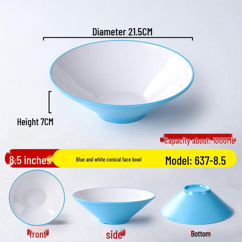Nordic Melamine Noodle Bowl
