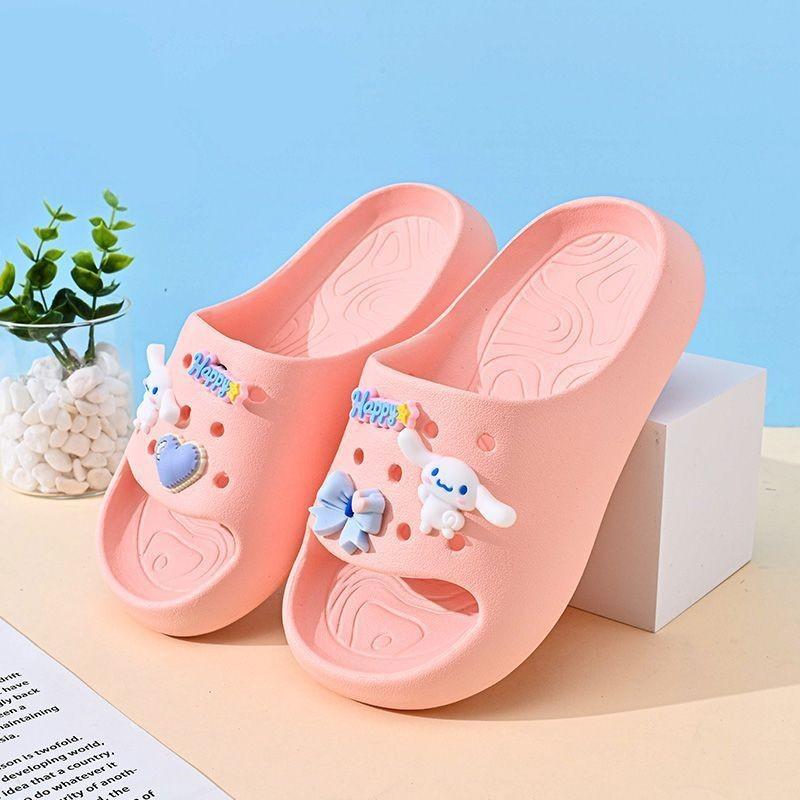 Cute Cartoon Character Summer Slippers For Girls With Soft Non-slip Eva Sole In Multiple Colors
