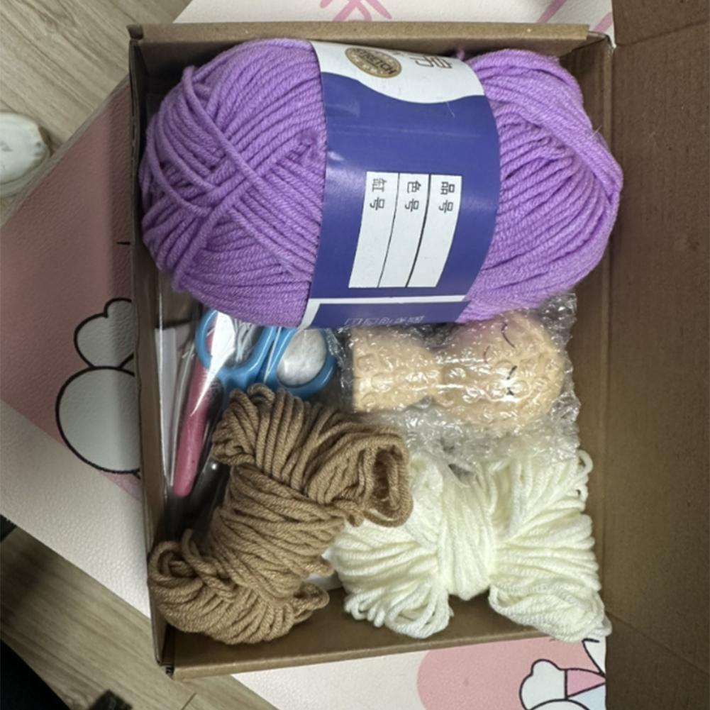 NEW DIY Crochet Angel Ornament Kit Handmade Crochet Materials Angel Ornament Set DIY Material Christmas Tree Hanging Crocheting