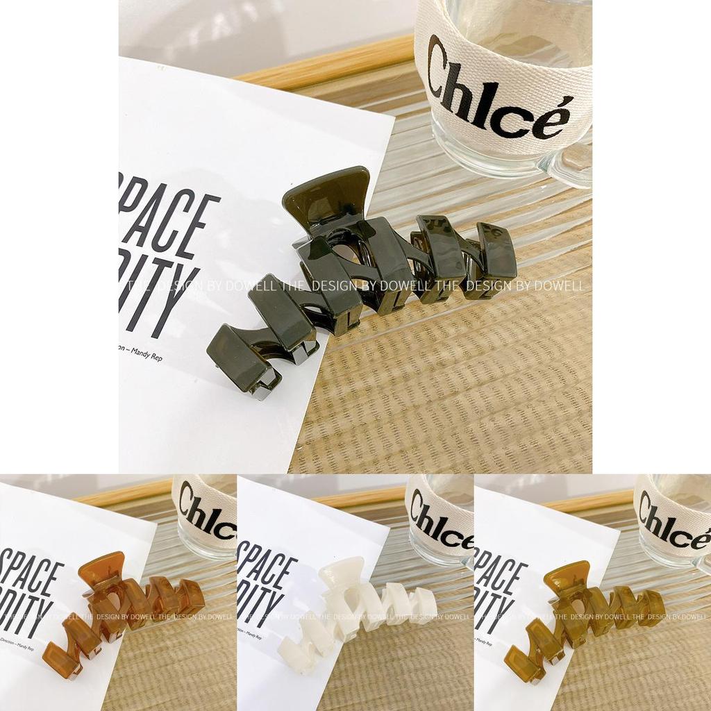 Fashionforward Hair Resin Grab Clip In Stylish Deep Green And Late Sunset Red For Trendy Looks