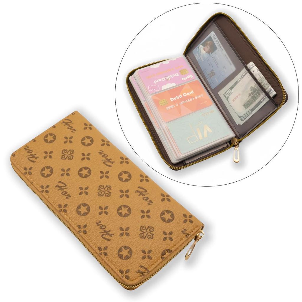 Passbook & Check Storage Album - Large Capacity Card Holder & Document Sleeve