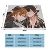 Anime Breathable Super Warm Soft Blanket for Bedding Travel Blanket Flannel