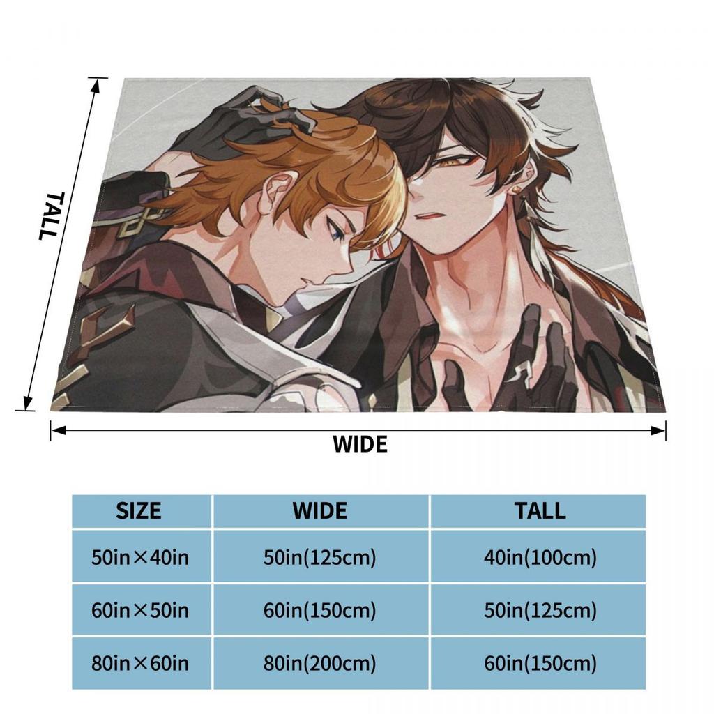 Anime Breathable Super Warm Soft Blanket for Bedding Travel Blanket Flannel