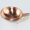 Copper Wok Pan Heavy Duty Long Handle Frying Quick Heat Even Cooking for