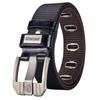 [White Fang] Belt, Pin Buckle, Alloy, Durable, Adjustable, Casual, Outdoor, Nylon, Men's BTA626 (Black)